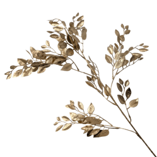 90cm Gold Banyan Leaves