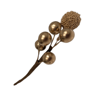 9cm Gold Berry Pick