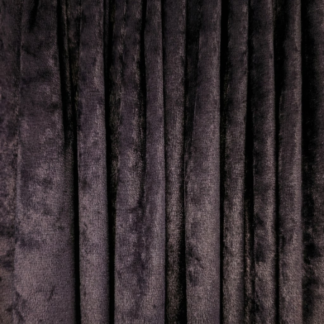 8ft. Black Crushed Velvet Drape