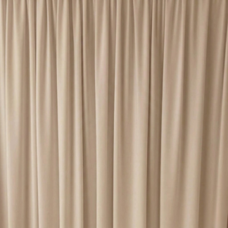 18ft. Beige ITY Stretch Drape