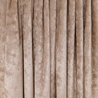 12ft. Champagne Crushed Velvet Drape