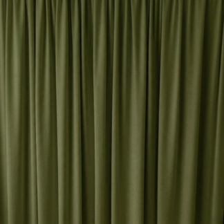 18ft. Moss Green ITY Stretch Drape
