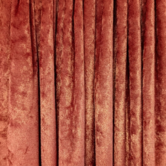 12ft. Burnt Orange Crushed Velvet Drape