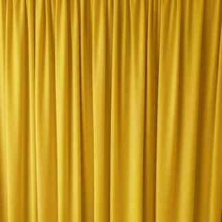 18ft. Yellow ITY Stretch Drape