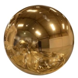 60cm Gold Mirror Ball
