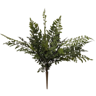 50cm Green Leather Leaf