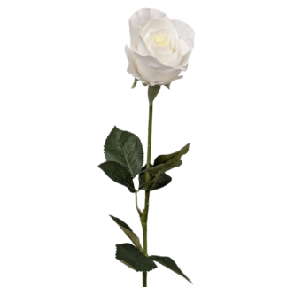 White Single Stem Real Feel Diana Rose