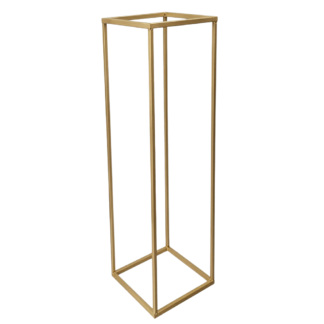 Hollow Stand (30x30x100cm) - Classic Gold