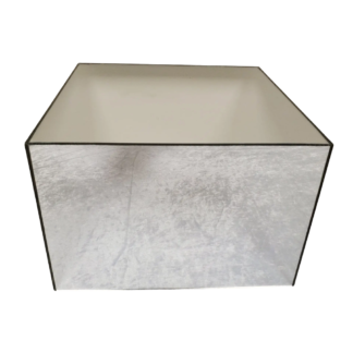 Medium Mirrored Acrylic Riser - Silver