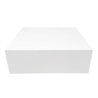 Small Acrylic Riser - White