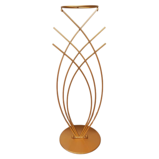 Criss-Cross Centerpiece - Classic Gold