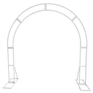 H.D. Curved Garland Arch - White