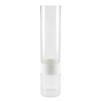 Reversible Banded Glass Cylinder Vase - 41cm (12/case)