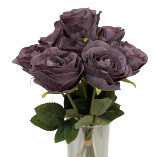 Single Stem Rose Bunch - Purple Haze