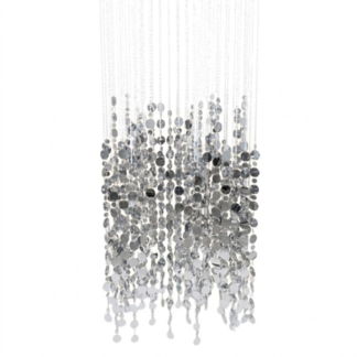 Small Hanging Shimmer Column - Silver