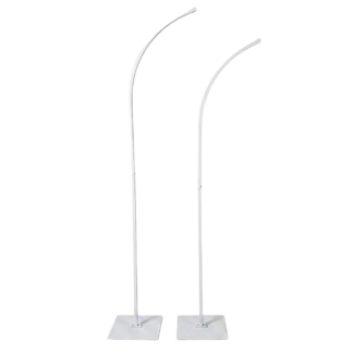 2pc Uneven Stands - White