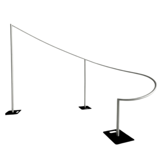 Curved Aluminum Backdrop Kit